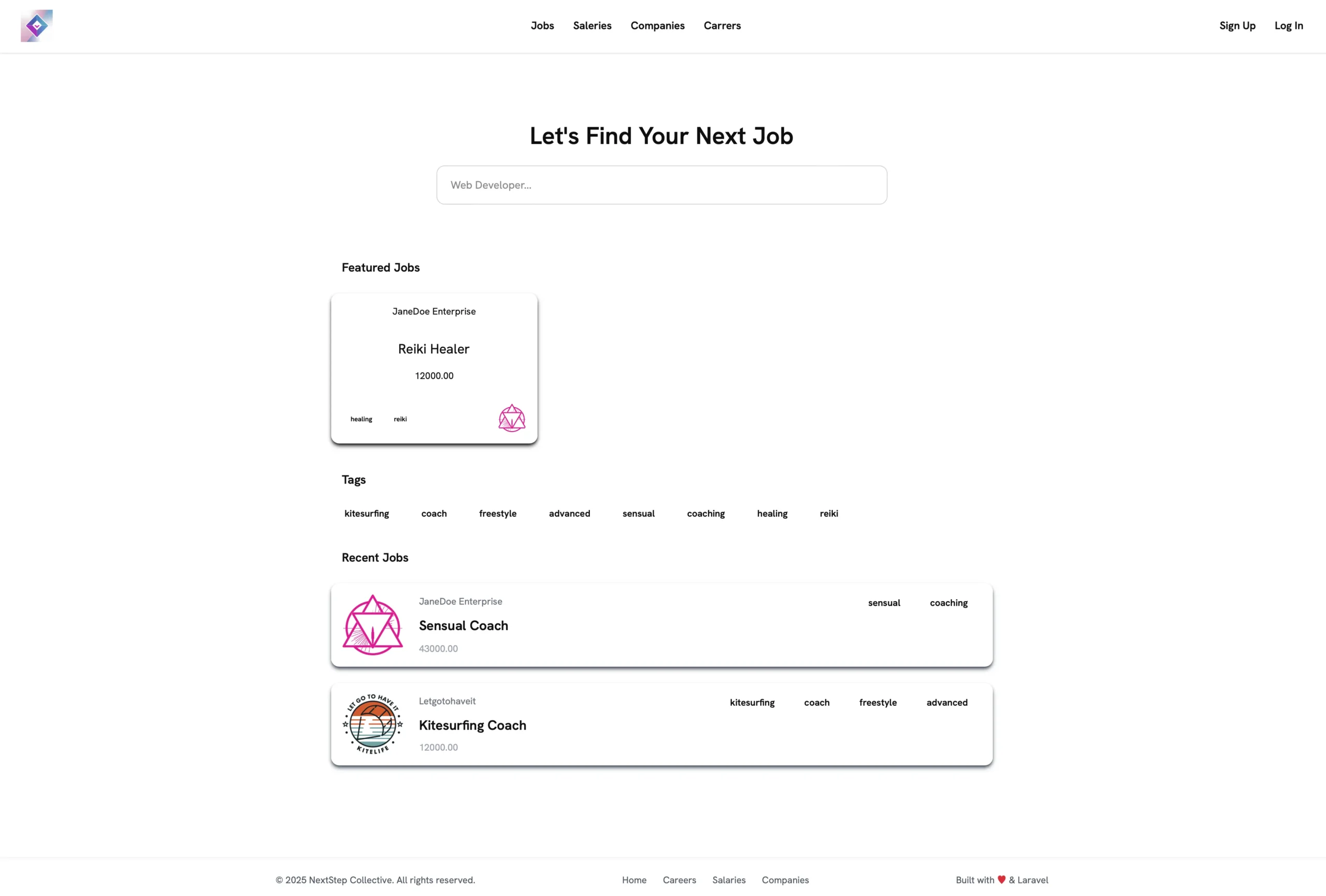 screenshot next step collective