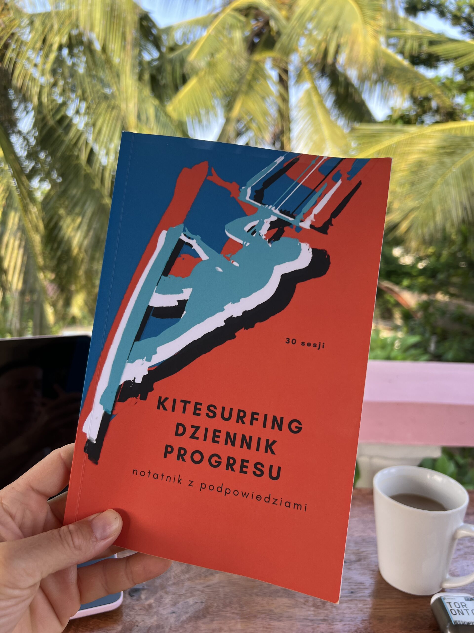 Kitesurfing Session Progression in Hand