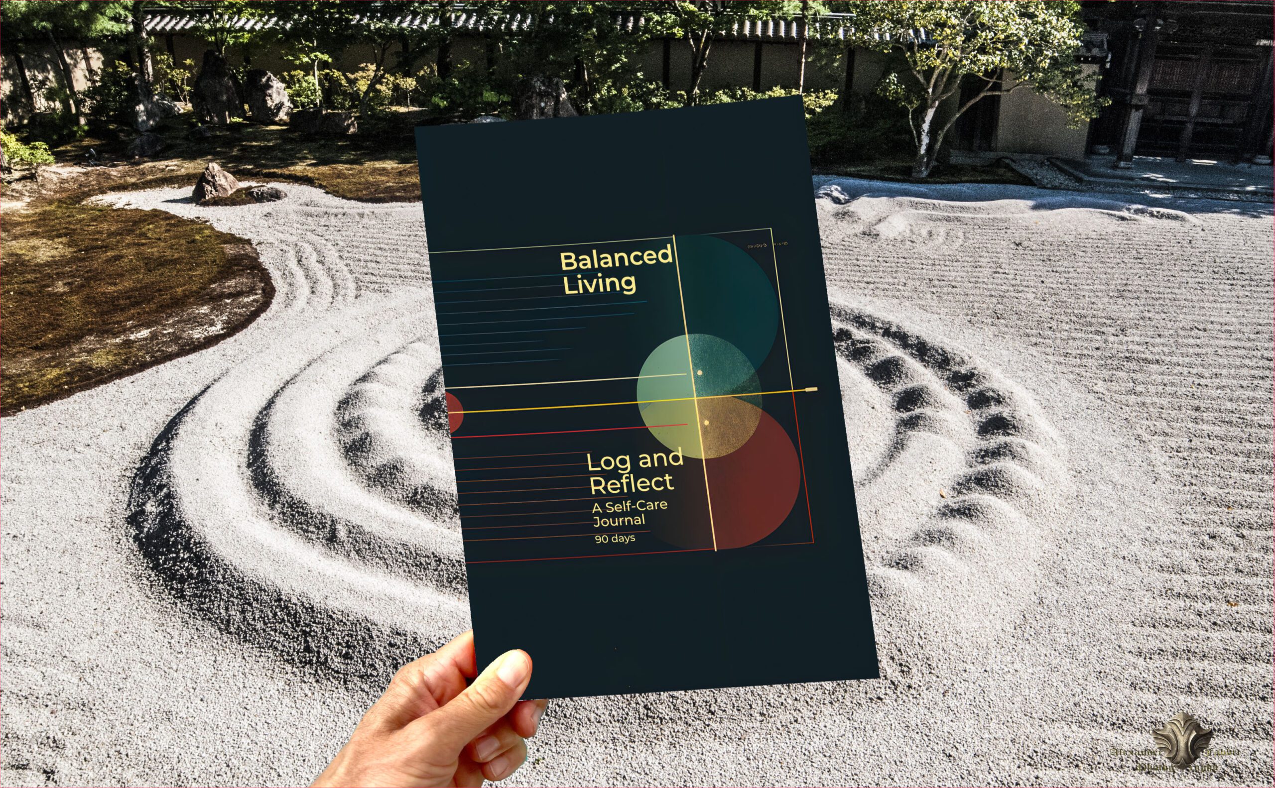 Balanced Living Journal In Hand