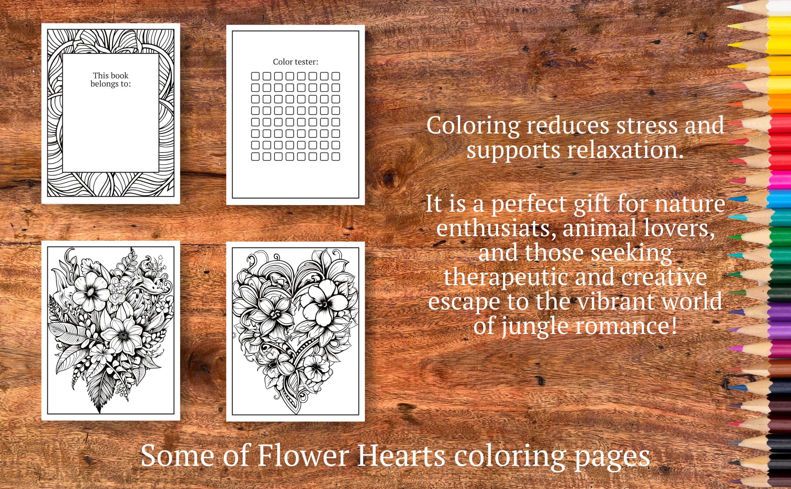 coloring book sample pages