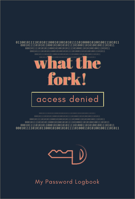 My Password Logbook Cover