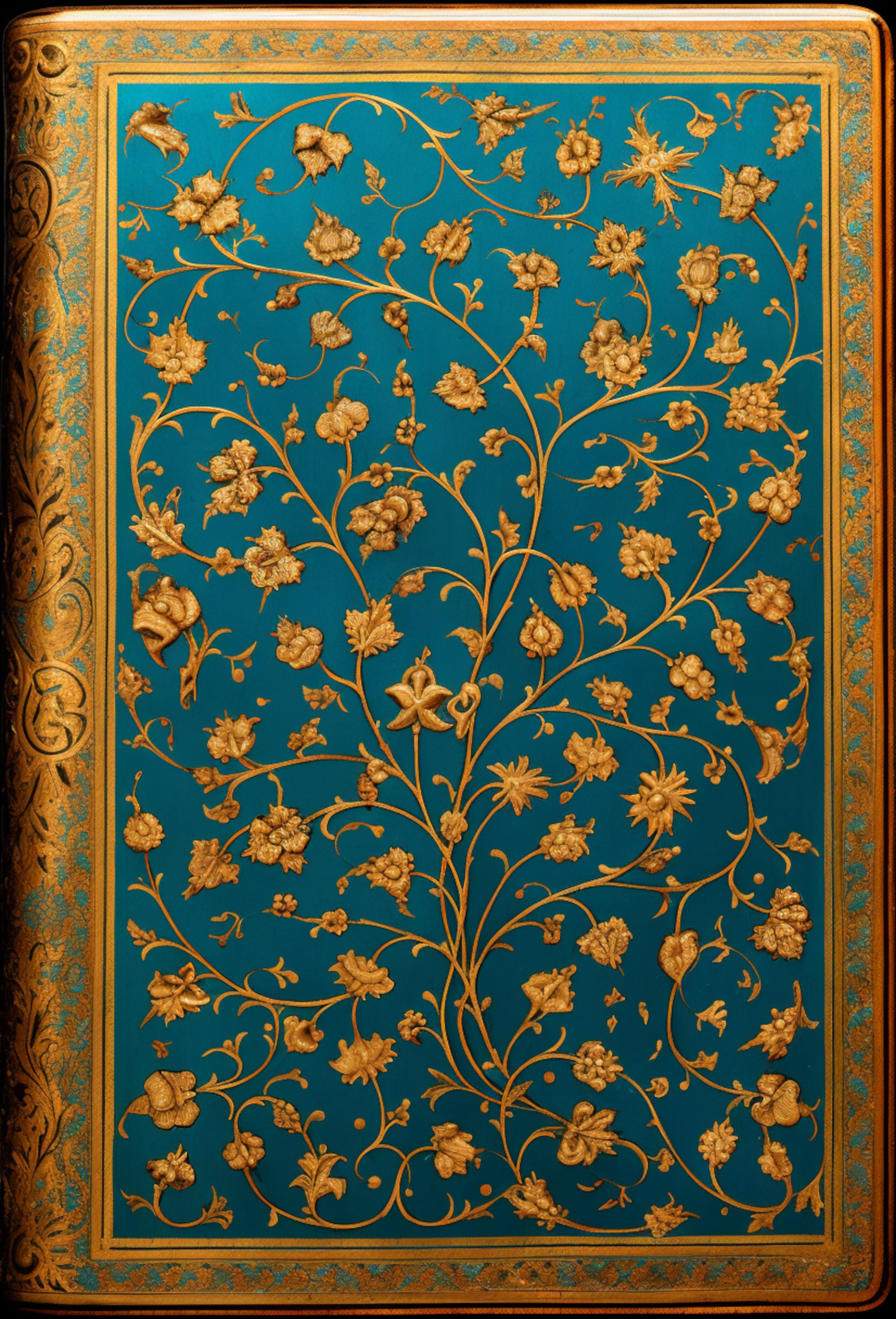 Artisanal Persian Heritage Diary Cover